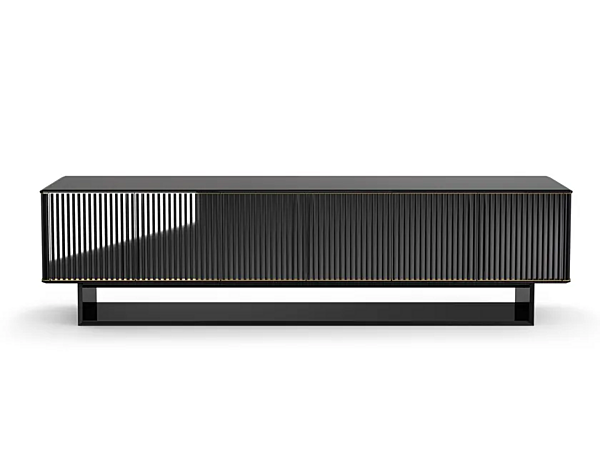 Sideboard aus Edelstahl und Holz Gallotti&Radice 5th Avenue Credence Fabrik Gallotti & Radice aus Italien. Foto №1