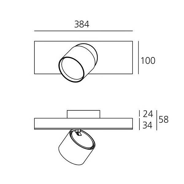 LED Metall Schienenleuchte Artemide Hoy System Fabrik Artemide aus Italien. Foto №10