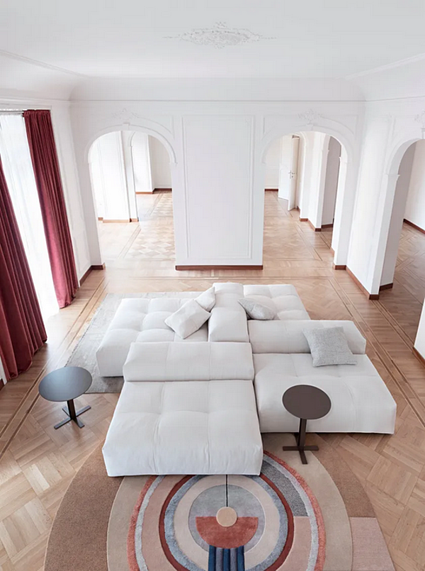 Ecksofa aus Stoff mit abnehmbarem Bezug Pixel Saba Fabrik SABA aus Italien. Foto №18