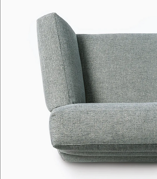 Ecksofa aus Stoff mit weicher Rückenlehne CASAMILANO COZY Fabrik CASAMILANO aus Italien. Foto №6