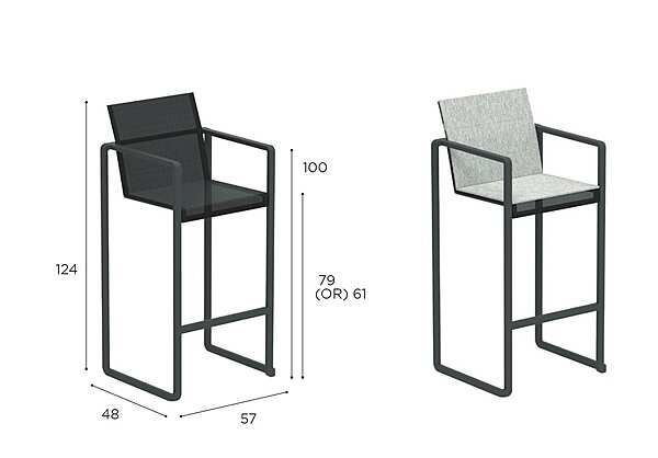 Barhocker ROYAL BOTANIA ALR 43 T.. Fabrik ROYAL BOTANIA aus Italien. Foto №2