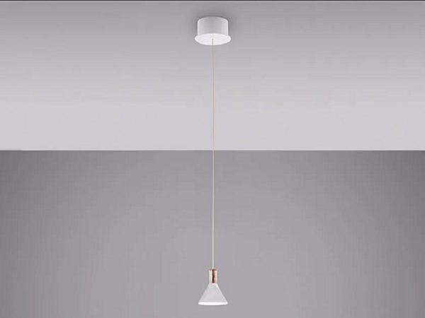 LED Pendelleuchte aus Borosilikatglas Multispot Fabbian Polair Fabrik Fabbian aus Italien. Foto №1