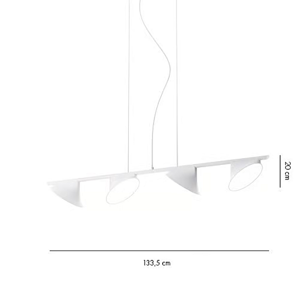 LED Pendelleuchte aus Aluminium AXOLIGHT Orchid SP ORCHI4 Fabrik Axolight aus Italien. Foto №7