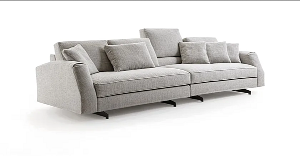 Ecksofa aus Stoff mit abnehmbarem Bezug Frigerio Davis Class Fabrik Frigerio aus Italien. Foto №5