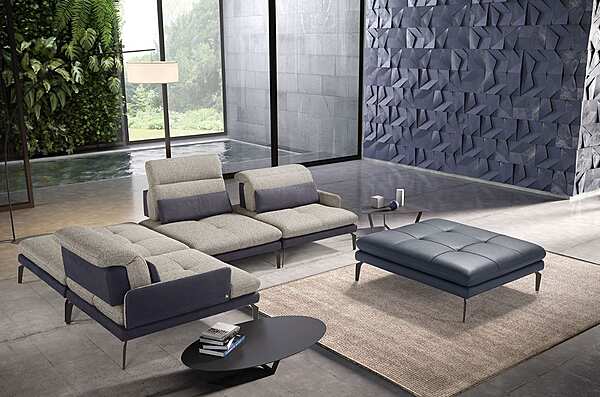 Modularer Stoffsofa mit Relaxfunktion Jaclyn Egoitaliano Fabrik Egoitaliano aus Italien. Foto №4