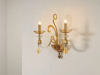 Wandleuchte mit Swarovski-Kristallen Perseo A2 Euroluce Lampadari Fabrik EUROLUCE LAMPADARi aus Italien