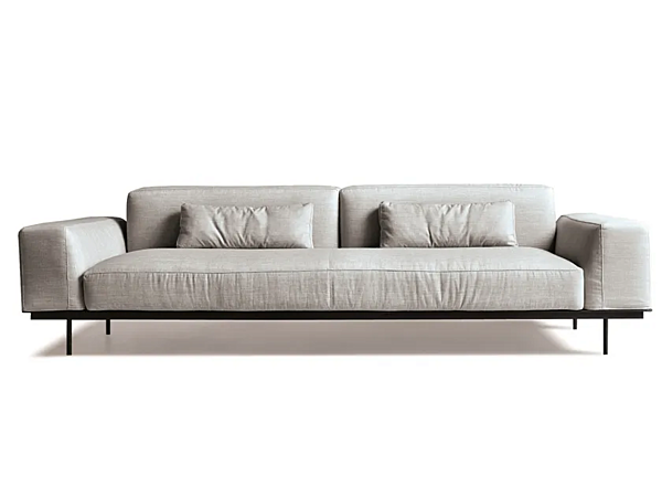 Ecksofa mit verstellbaren Rückenlehnen aus Stoff oder Leder VIBIEFFE 535 Sit Up Fabrik VIBIEFFE aus Italien. Foto №1