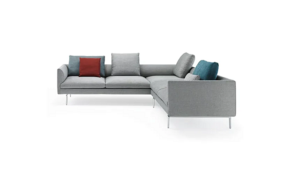 Ecksofa mit abnehmbarem Bezug Flamingo ZANOTTA Fabrik ZANOTTA aus Italien. Foto №2