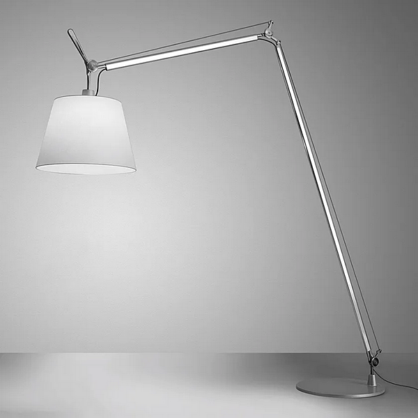 LED Stehlampe mit Schwenkarm aus Aluminium Artemide Tolomeo Maxi 0510010A Fabrik Artemide aus Italien. Foto №4