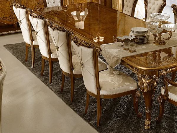 Sitzstuhl aus Stoff mit gepolsterter Rückenlehne A.R. Arredamenti Dolcevita 210 Fabrik A.R.ARREDAMENTI SRL aus Italien. Foto №2