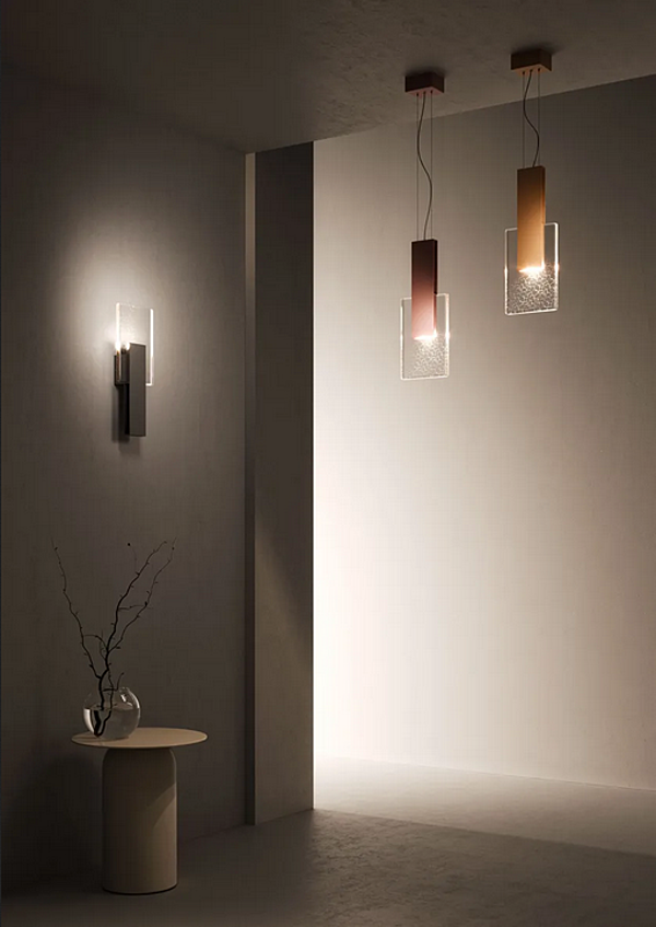 Pendelleuchte Amulette aus Glas Fabbian Fabrik Fabbian aus Italien. Foto №7