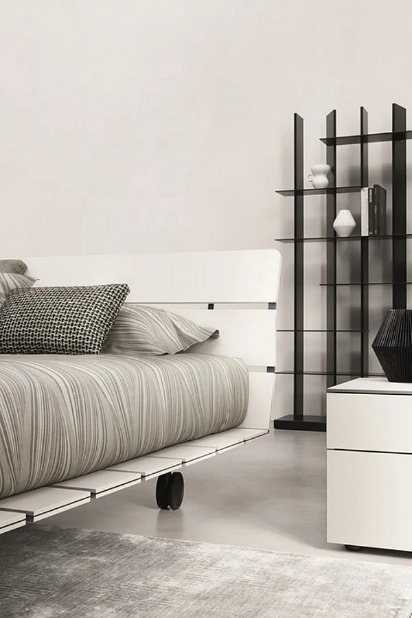 Orientalische Bett mit Rollen Tadao Flou Fabrik Flou aus Italien. Foto №7