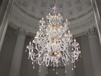 Kronleuchter mit Swarovski-Kristallen Epoca L12 10 8 Euroluce Lampadari