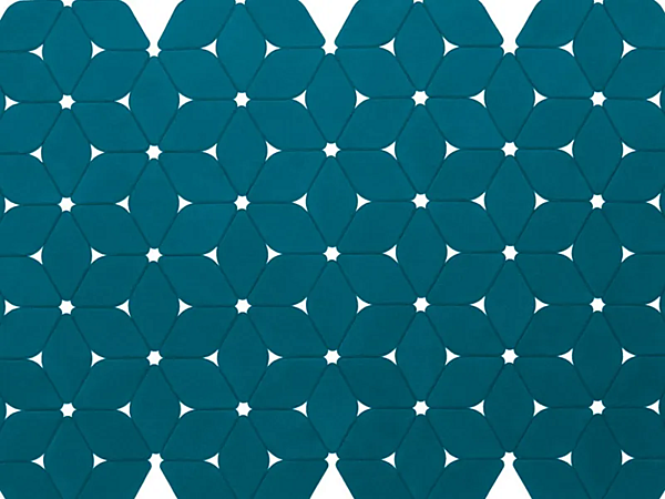 Gemusterter Filzteppich Kaleidoskop PAOLA LENTI Fabrik PAOLA LENTI aus Italien. Foto №4
