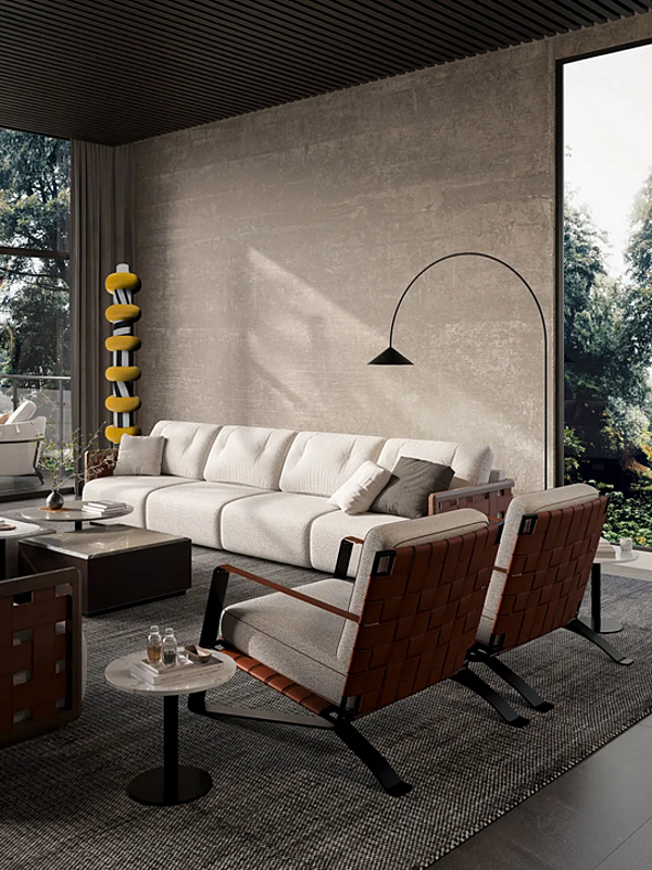 Fünfsitzer Stoffsofa Tress FORMITALIA TRESS Fabrik FORMITALIA aus Italien. Foto №4