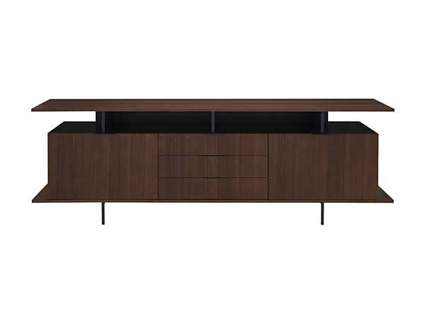 Walnuss Sideboard mit Klapptüren LIGNE ROSET Alando Fabrik LIGNE ROSET aus Italien. Foto №2