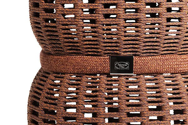 Garten Pouf aus nautischem Seil POLTRONA FRAU Lepli Outdoor Fabrik POLTRONA FRAU aus Italien. Foto №12