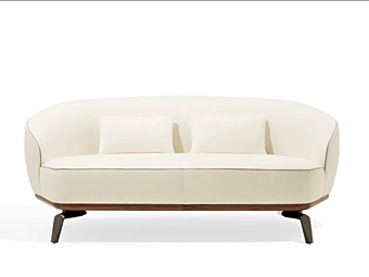 Dreisitzer Sofa aus Stoff mit gepolsterter Rückenlehne GIORGETTI Tamino
