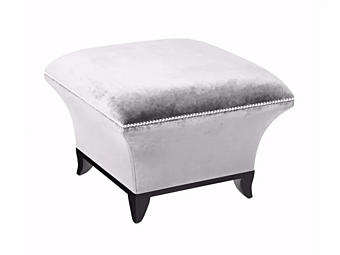 Quadratischer Stoffpouf Little Bay Gentry Home Quadratischer Stoffpouf Little Bay Gentry Home Fabrik Gentry Home aus Italien
