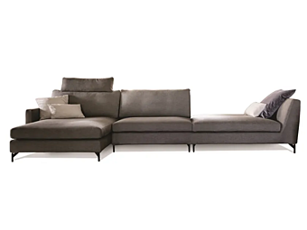 Ecksofa aus Stoff oder Leder 525 Nordic VIBIEFFE