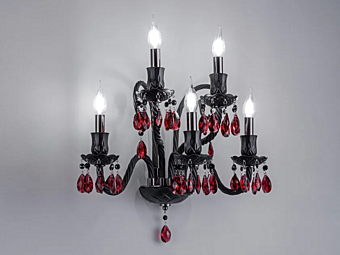 Wandleuchte mit Swarovski-Kristallen Royal A5L von Euroluce Lampadari