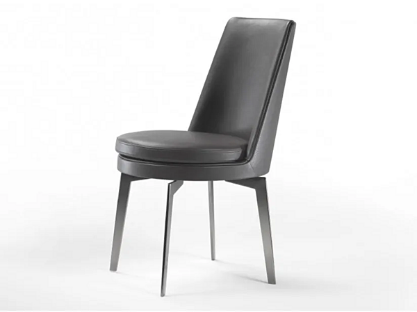Lederstuhl mit integriertem Kissen FLEXFORM Feel Good Fabrik FLEXFORM aus Italien. Foto №1