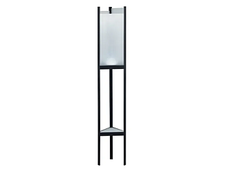 Stehlampe aus Glas und Eisen Patchwork Euroluce Lampadari