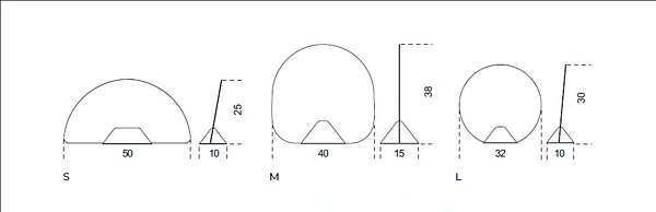 Tischspiegel aus Glas Flabello Gallotti&Radice Fabrik Gallotti & Radice aus Italien. Foto №3