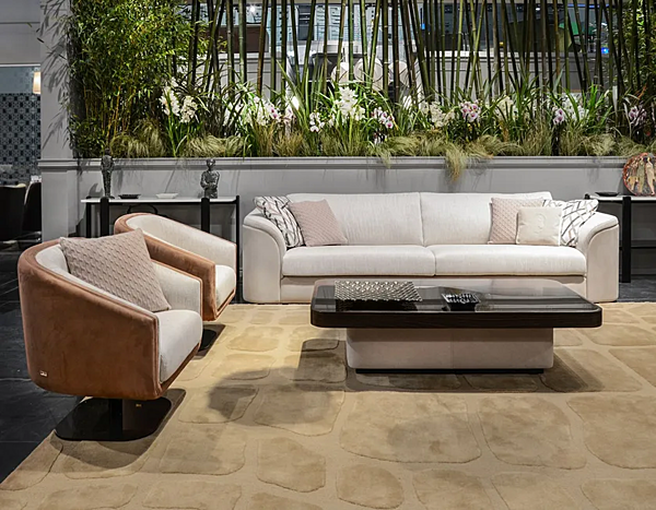 Dreisitzer Sofa aus Nubukleder MASTER FORMITALIA Fabrik FORMITALIA aus Italien. Foto №4