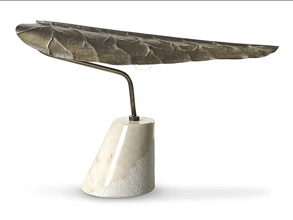 Tischlampe aus Messing BRABBU Calla Fabrik BRABBU aus Italien. Foto №1