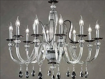 Kristallleuchter mit Swarovski-Kristallen Amelie L10 Euroluce Lampadari