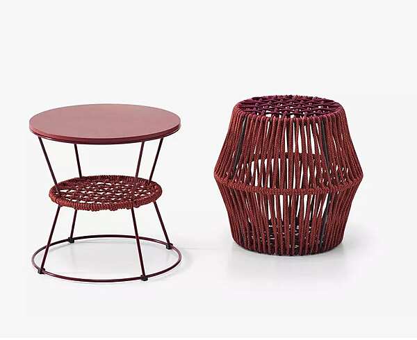 Runder Gartenpouf aus Stoff Ziggy Saba Fabrik SABA aus Italien. Foto №5