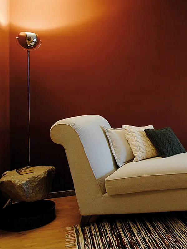Verstellbare Stehlampe aus Metall Fabbian Beluga Fabrik Fabbian aus Italien. Foto №5