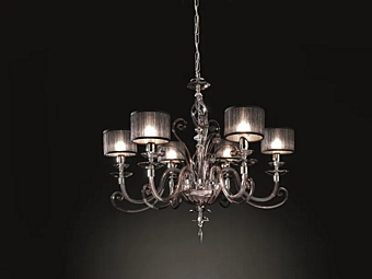 Kronleuchter mit Swarovski-Kristallen Alicante L6 Shade Euroluce Lampadari