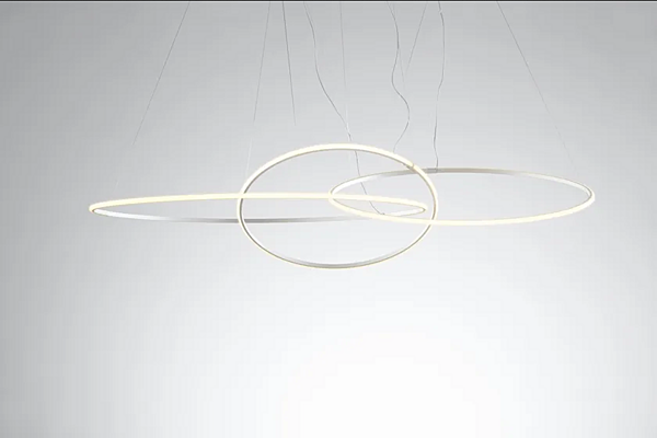 LED Pendelleuchte aus Aluminium Fabbian Olympic F45 3x Fabrik Fabbian aus Italien. Foto №4