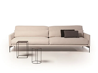 Sektionaler Sofa aus Leder oder Stoff 110 modern VIBIEFFE