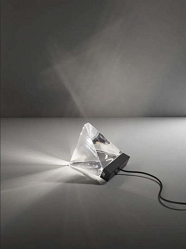 LED Tischlampe aus Kristall Tripla Fabbian Fabrik Fabbian aus Italien. Foto №2