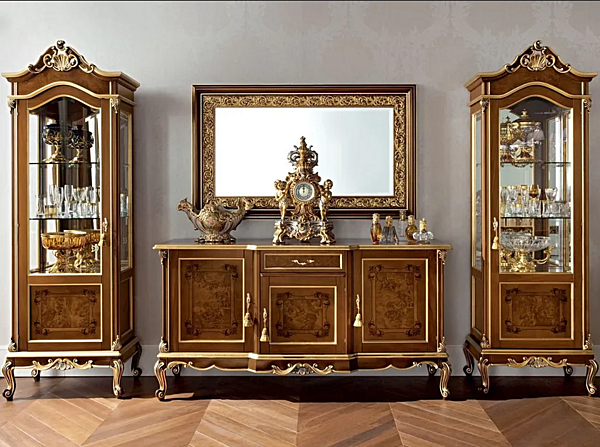 Sideboard aus massivem Holz 12117 Modenese Luxury Interiors Fabrik MODENESE GASTONE aus Italien. Foto №2