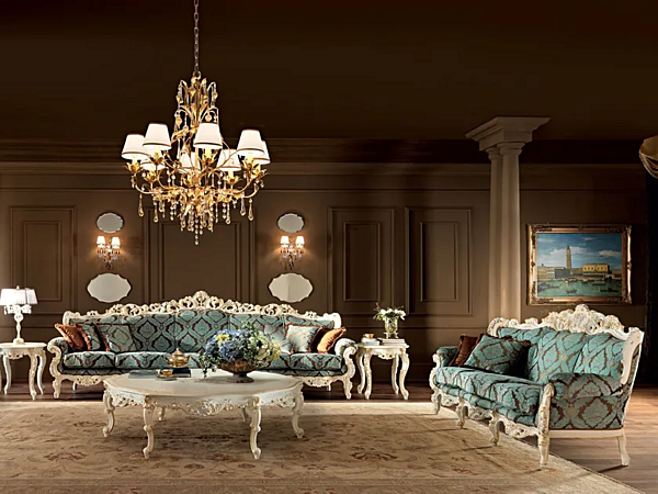 Dreisitzer Stoffsofa Modenese Luxury Interiors 11414 Fabrik MODENESE GASTONE aus Italien. Foto №5