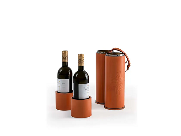 Leder Flaschenregal Filare 24 GIORGETTI Fabrik GIORGETTI aus Italien. Foto №4