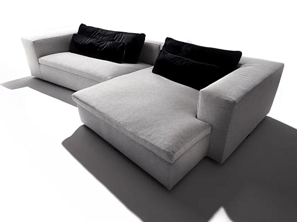 Ecksofa aus Stoff mit Chaiselongue ERBA ITALIA DAVID Fabrik ERBA ITALIA aus Italien. Foto №1