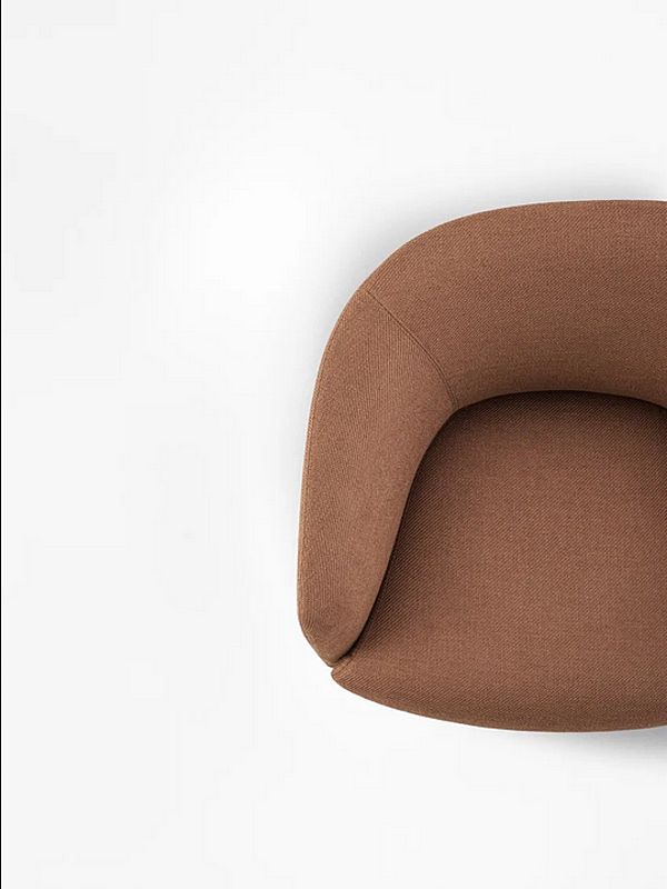 Stoffarmstuhl mit Armlehnen von Gallotti Radice Livre Armchair Fabrik Gallotti & Radice aus Italien. Foto №5