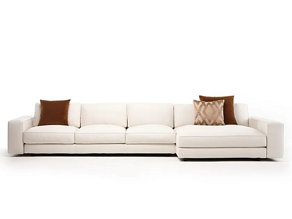 Ecksofa mit Stoffbezug und Chaiselongue Mussi Sinfonia Fabrik MUSSI aus Italien. Foto №1