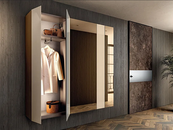 Wandmontierter Glas Kleiderschrank N O W 2742 LAGO 2742 Fabrik LAGO aus Italien. Foto №1