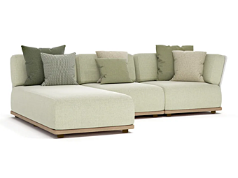 Modularer Stoffgarten-Sofa Atmosphera Switch