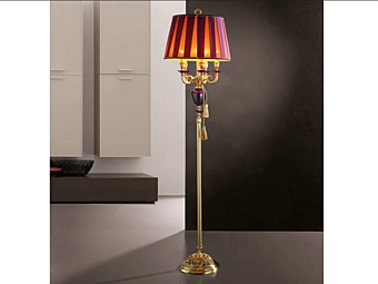 Stehlampe aus Metall mit Glasdetails Euroluce Lampadari Kollektion Luigi XV PT5