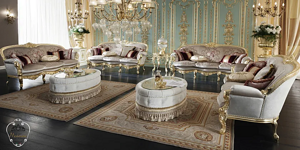 Ovaler Tisch aus Stoff Modenese Luxury Interiors 15617 Fabrik MODENESE GASTONE aus Italien. Foto №2