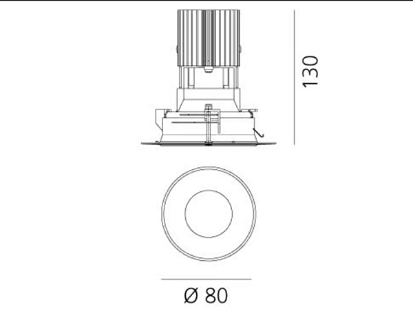 LED Rundspot aus Aluminium Artemide Everything Fabrik Artemide aus Italien. Foto №21