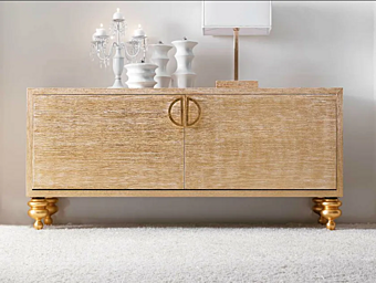 Eichen Sideboard mit Schubladen CORTEZARI KEOPE 406