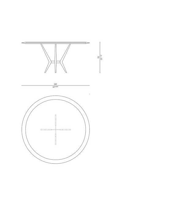 Tisch ROSSATO TD - 01 Fabrik ROSSATO aus Italien. Foto №6